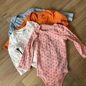 4 - Pack Long Sleeve Onesies